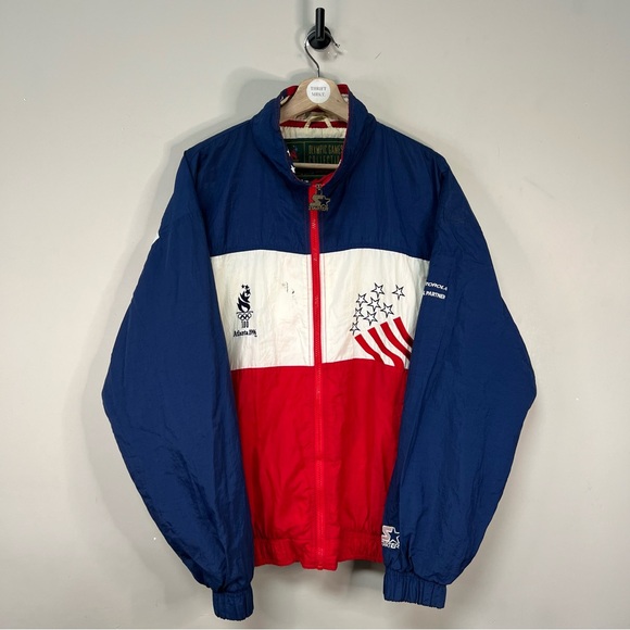 Vintage Atlanta 1996 Olympics USA Starter Jacket - Picture 1 of 7